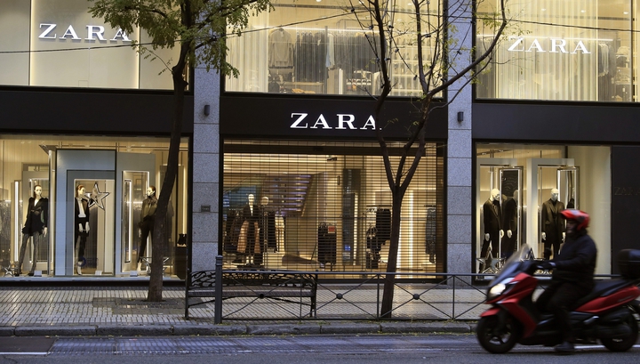 Продажи Inditex в марте