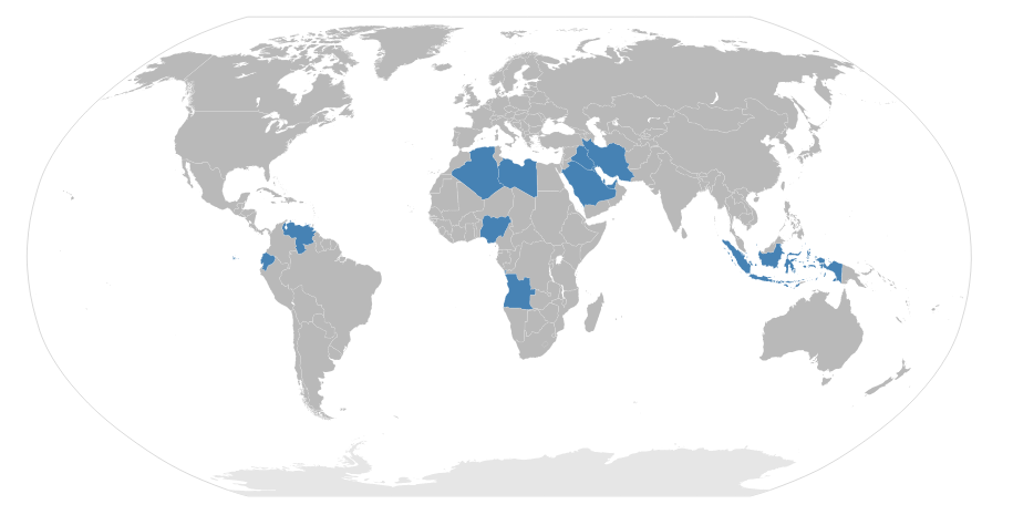 Global Opec map